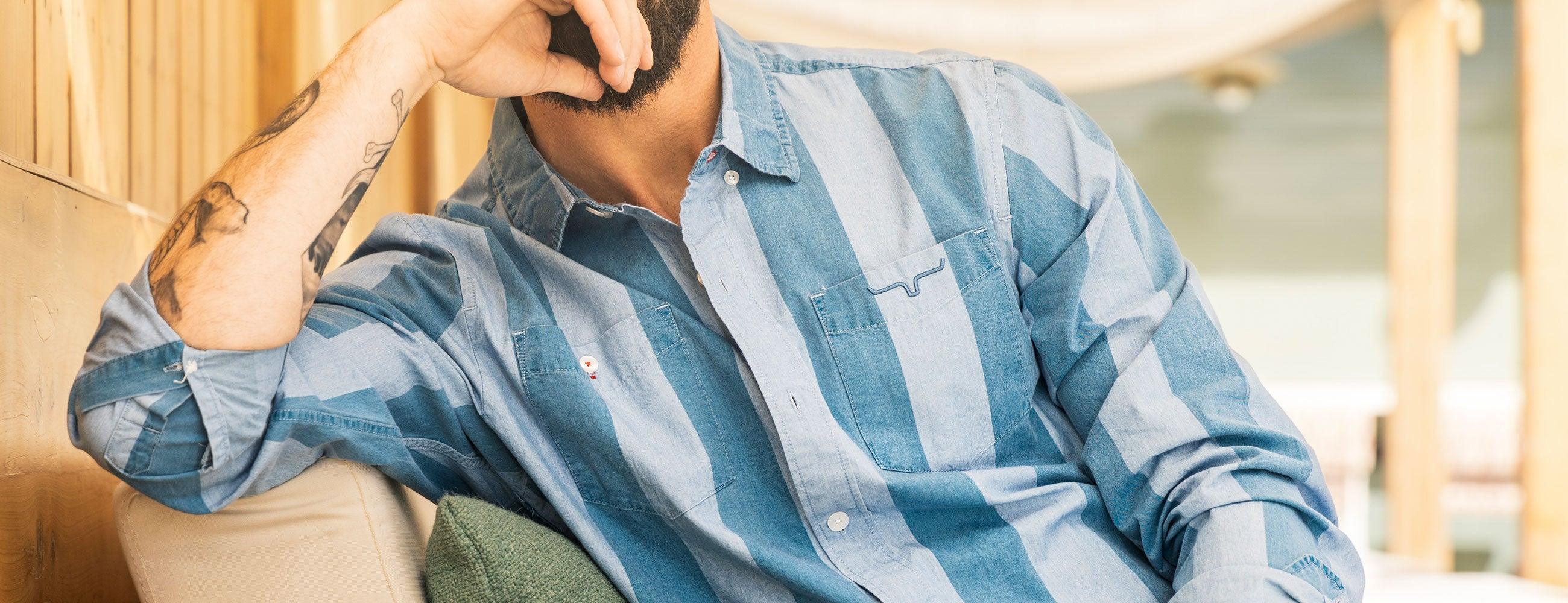 Men's Button Down & Snap Shirts